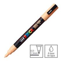 Caneta Posca Marcador Uni-Ball PC-3M Laranja Claro Pastel 54