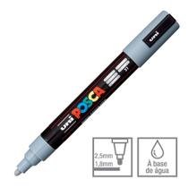 Caneta Posca Marcador Uni-Ball PC-5M Cinza 37