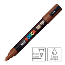 Caneta Posca Marcador Uni-Ball PC-5M Marrom 21