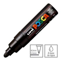 Caneta Posca Marcador Uni-Ball PC-7M Preto 24 Caneta Posca Marcador Uni-Ball PC-7M Preto 24