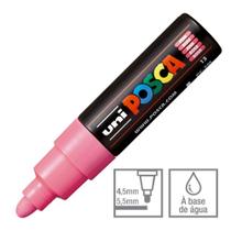 Caneta Posca Marcador Uni-Ball PC-7M Rosa 13