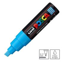 Caneta Posca Marcador Uni-Ball PC-8K Azul Claro 8