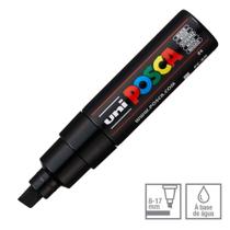 Caneta Posca Marcador Uni-Ball PC-8K Preto 24 Caneta Posca Marcador Uni-Ball PC-8K Preto 24