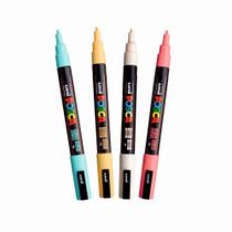 Caneta Posca PC-3M Kit C/4 Cores A Sua Escolha - Uniball