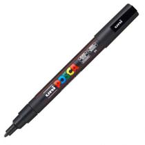 Caneta Posca PC-3M - Preta - Uni-Ball Caneta Posca PC-3M - Preta - Uni-Ball