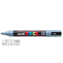 Caneta Posca PC-5M 2.5mm Cinza Ardósia - Uni Caneta Posca PC-5M 2.5mm Cinza Ardósia - Uni