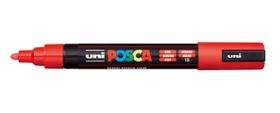 Caneta Posca Pc-5m Ponta 2,5mm Vermelha - Uniball