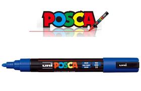Caneta Posca Pc-5m Unitaria Cor Azul