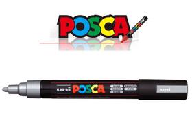 Caneta Posca Pc-5m Unitaria Cor Prata