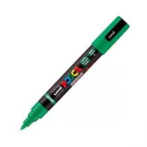 Caneta Posca PC-5MBR Brush - Verde - uni-ball Caneta Posca PC-5MBR Brush - Verde - uni-ball