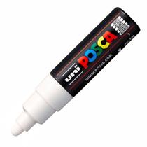 Caneta posca pc 7m - branca - Uni posca