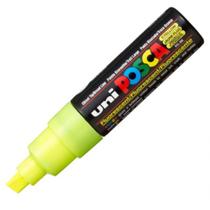 Caneta Posca PC 8K 8mm Amarelo Fluor - 01 unidade - Uni Posca