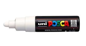 Caneta Posca PC 8K 8mm White_Branco - 01 unidade - Uni Posca Caneta Posca PC 8K 8mm White_Branco - 01 unidade - Uni Posca