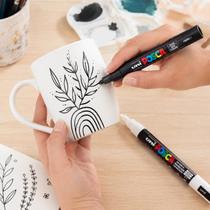 Caneta Posca PC3M Uniball Marcador Ponta Fina 0.9-1.3mm Tinta Base Água Arte Desenho Caneta Posca PC3M Uniball Marcador Ponta Fina 0.9-1.3mm Tinta Base Água Arte Desenho