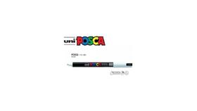 Caneta Posca Pin Type PC-1MR Ponta 0.7mm Branca - Uniball