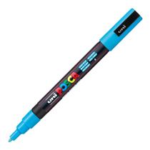 Caneta Posca Uni-Ball PC-3M 0.9-1.3mm Cor:Azul Claro