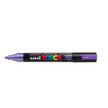 Caneta Posca Uni-Ball Pc-5M 1.8Mm-2.5Mm Violeta Metálico