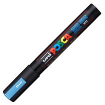 Caneta Posca Uni Ball Pc-5M Azul Metálico Caneta Posca Uni Ball Pc-5M Azul Metálico