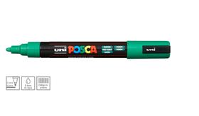 Caneta Posca Uni Ball PC-5M Ponta Cónica Extra Média em Poliéster 2,5 mm - Cor: Green