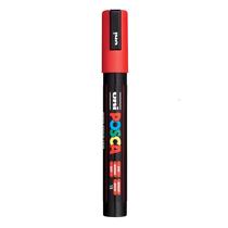 Caneta Posca Uni Ball PC-5M Ponta Cônica Extra Média em Poliéster 2,5 mm