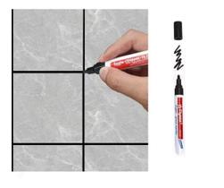 Caneta Reparadora de Azulejo Rejunte Preto