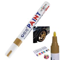Caneta Reparadora Tira Risco Automóveis Carro Moto Caminhões Pintar e Retocar Pneu Azulejo e Tênis Uso Escolar Marca Texto Dourado Caneta Reparadora Tira Risco Automóveis Carro Moto Caminhões Pintar e Retocar Pneu Azulejo e Tênis Uso Escolar Marca Texto Dourado