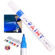 Caneta Reparadora Tira Riscos Pintura Automotiva Carro Moto cor Azul - Thafe