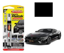 Caneta Reparo Pintura Lataria Carro Tira Riscos Preto