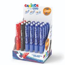 Caneta retratil apagavel carioca 0, 7 mm oops