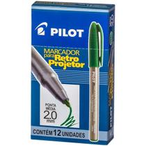 Caneta Retroprojetor 20MM Marcador Verde - Caixa com 12 Unidades Caneta Retroprojetor 20MM Marcador Verde - Caixa com 12 Unidades