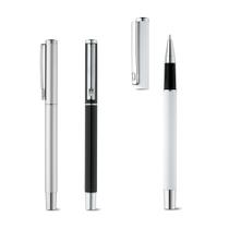 Caneta Roller Ball em alumínio com clipe