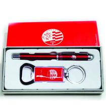Caneta Roller Ball Touchscreen Com Chaveiro Abridor De Garrafa - Náutico