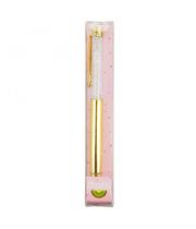Caneta Roller Pen Dourado Diamante Pink-fs