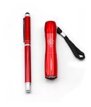 Caneta Roller Pen Touchscreen C/ Lanterna Oficial Do Vitória
