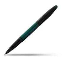 Caneta Rollerball Cross Calais Medium Point Preto Tinta Verde