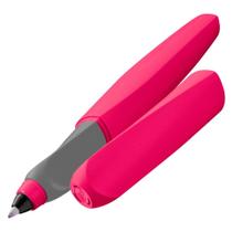 Caneta Rollerball Rosa Pelikan Twist 0.3mm Cartucho Azul
