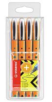 Caneta Rollerball STABILO Worker, 4 Cores Variadas