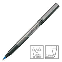Caneta Rollerball Uni-ball Deluxe Micro Azul 0.5 Mm Waterproof Ub-155 6.770