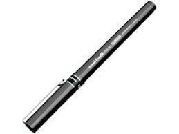 Caneta Rollerball Uni-ball Deluxe Micro Preta 0.5 Mm Waterproof Ub-155 6.78