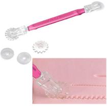 Caneta Rolo Decorativo 5 Pontas Intercambiáveis Silikomart Caneta Rolo Decorativo 5 Pontas Intercambiáveis Silikomart