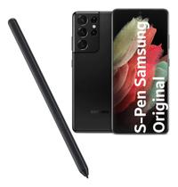 Caneta S Pen Stylet para Galaxy S21 Ultra Samsung Oirginal preto SPEN EJPG998