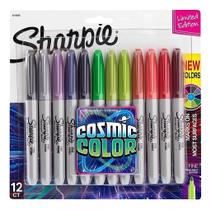 Caneta Sharpie Fine 12 Cores Cosmic Color-novas Cores