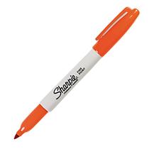 Caneta Sharpie Marcador Permanente - Cor Laranja