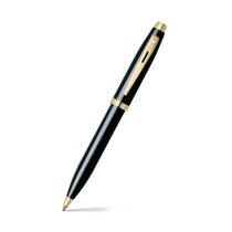 Caneta Sheaffer 100 Esferográfica Preta c/ Detalhes Dourados Caneta Sheaffer 100 Esferográfica Preta c/ Detalhes Dourados