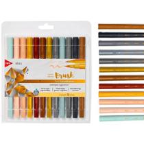 Caneta Sketch Vibes Brush + Fina 12 tons Escandinavos Tris