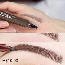 Caneta Sobrancelha Barba À Prova D 'água fio a fio Microblanding Lua e Neve Dia das Mães