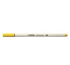 Caneta Stabilo 68 Brush Aquarelavel 568/44 Amarelo