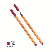 Caneta Stabilo Fine Pen Point 88 Tons de Rosa e Roxo