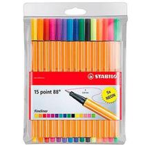 Caneta Stabilo Hidrografica Point 88 0.4MM Sortida 15 Unidades