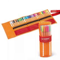 Caneta Stabilo Neon Point 88 Ponta 0,4 25 Cores Sortidas + 5